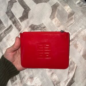 Givenchy Scarlet Leather Clutch